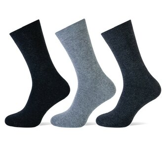 3 stuks Heren sokken Antraciet