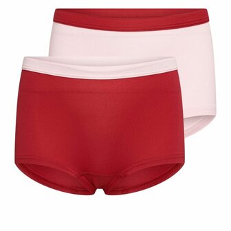 Beeren 2-Pack Mix&Match Meisjes shorts L.Roze/D.Rood