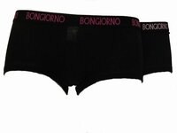 BonGiorno 2-pack dames shorts Zwart