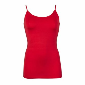 RJ Pure Color Dames top Donkerrood